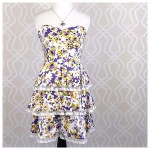 Lolita Garden Party Roses Tiered Dress